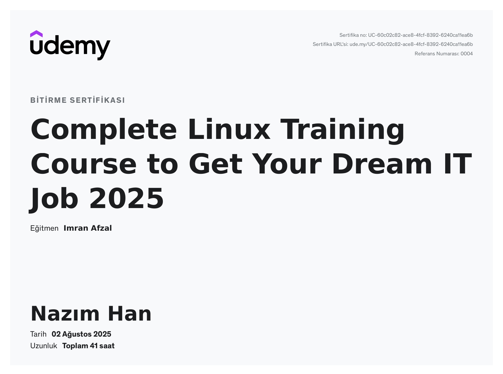 Linux Eğitimi Önizleme