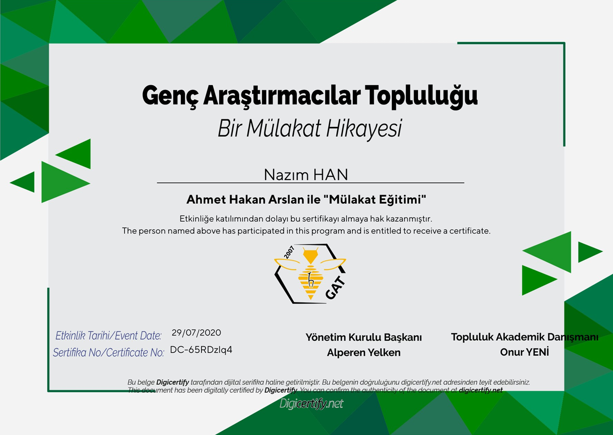 Hacettepe Üniversitesi Mülakat Eğitimi Önizleme