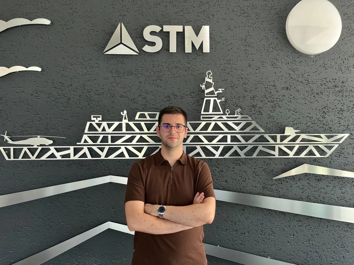 STM staj döneminden bir fotoğrafım